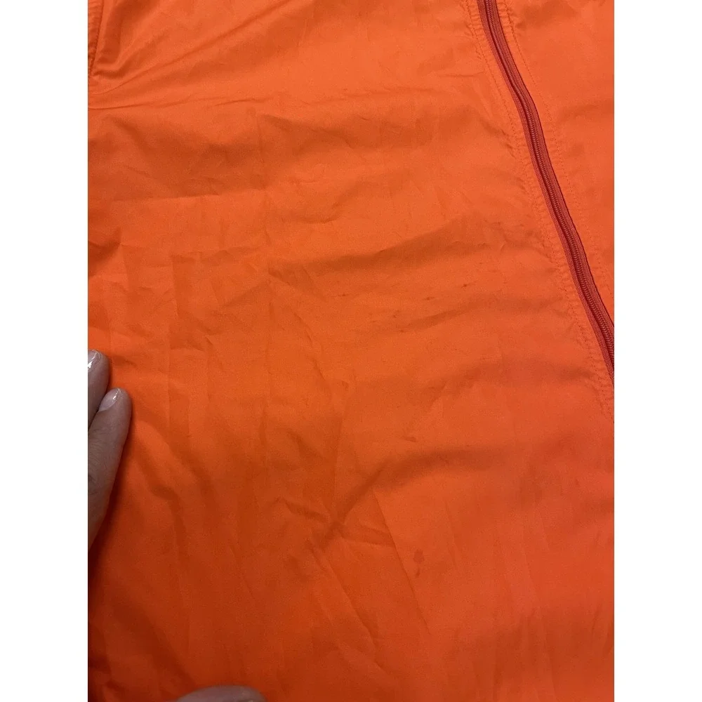 Polo Sport Ralph Lauren Jacket Mens XL‎ Orange Windbreaker Full Zip Lightweight